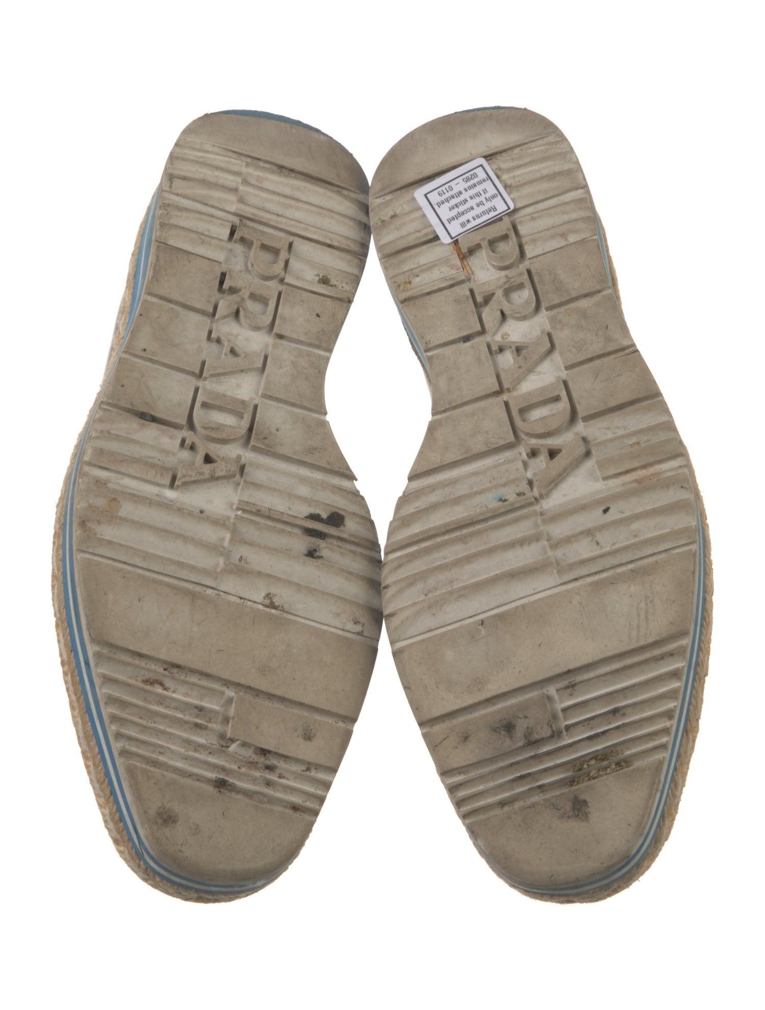 Prada Leather Lasercut Accents Oxfords